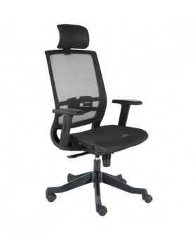 Addi High Back Ergonomic Chair In Black Colour