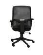 Jackson Mid Back Ergonomic Chair In Black Colour