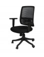 Jackson Mid Back Ergonomic Chair In Black Colour