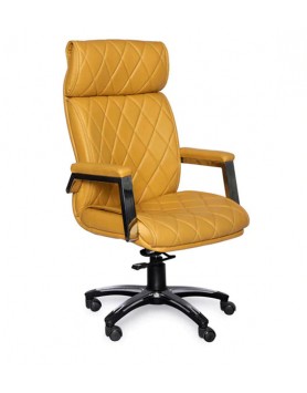 Mia High Back Executive Chair In Yellow Colour