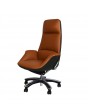 Executive chair in Tan colour leatherette   