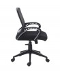 Spots Mid Back Ergonomic Chair In Black Colour