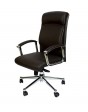 Stella High Back Executive Chair In Dark Brown Colour