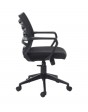 Zig-Zag Mid Back Ergonomic Chair In Black Colour