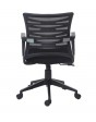 Zig-Zag Mid Back Ergonomic Chair In Black Colour