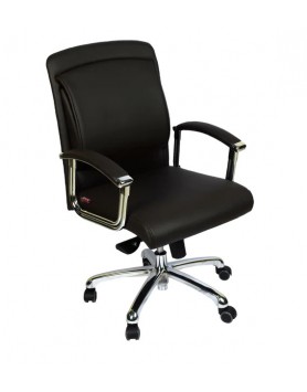 Stella Mid Back Executive Chair In Brown Colour